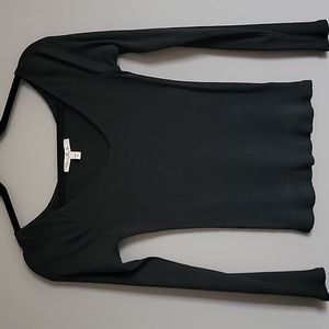 Express women's black long sleeve top size s